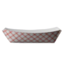#500 RED PLAID TRAY 4/125 (SQP) -(500/Case)