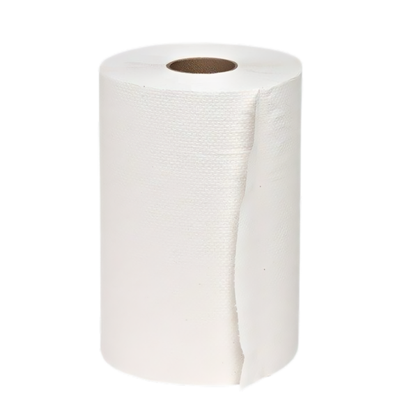 White Roll Paper Towels 7.8" x 350' (12 Rolls/Case)