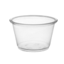 4 oz. Clear Plastic Souffle Cup / Portion Cup - 2500/ case