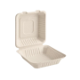 Fiber clamshell container 8x8 (200/Case)